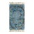 Vintage Swedish Rug in Blue and Gray With Geometric Pattern | Rug & Kilim For Sale
