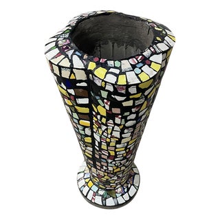 Mosaic Umbrella Stand, 1950s For Sale