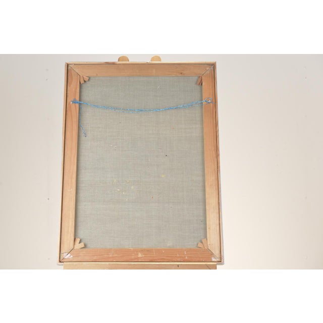 Albert, Construction Site, 1963, Oil on Canvas For Sale - Image 7 of 8