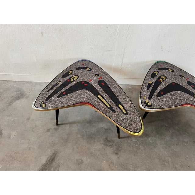 Ceramic Mosaic Table by Berthold Müller-Oerlinghausen, 1950s For Sale - Image 7 of 13