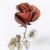 Vintage Italian Handmade Sterling Silver 925 Long Stem Enameled Red Rose, Padua, Italy, 1970s For Sale - Image 14 of 18