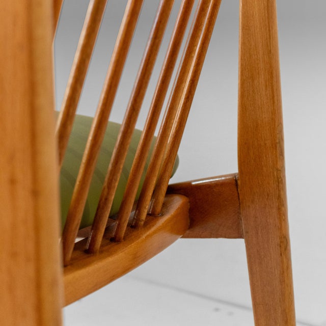 Mid-Century Modern Italian Wood Dining Chairs, 1960s, Set of 4 For Sale - Image 14 of 15