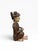 Mid 20th Century Hand-Carved Chinese Figural Sculpture of Seated Musician With Drum For Sale - Image 4 of 14