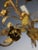 Metal Hans Kögl Hollywood Regency Gilt Rose & Wheat Five-Arm Chandelier, 1970s For Sale - Image 7 of 15