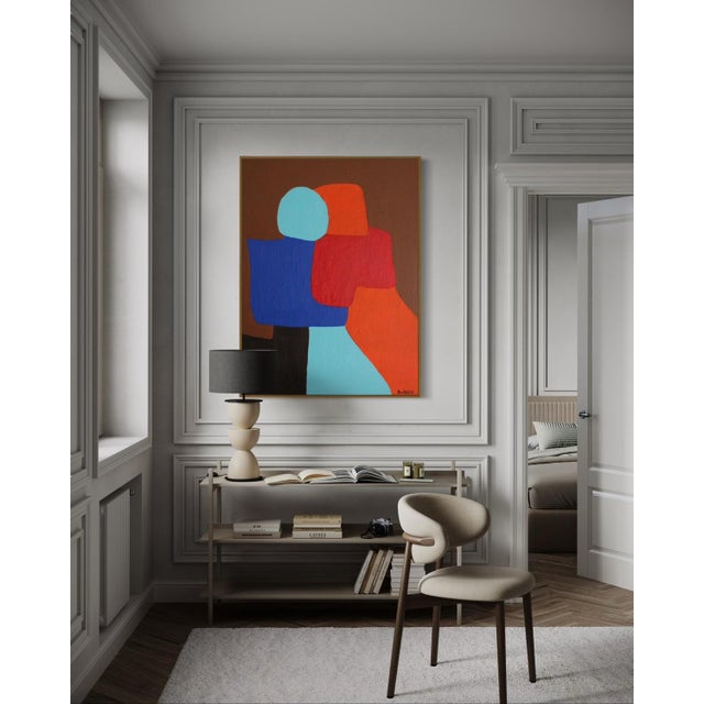 Early 21st Century Bodasca, A Hug, 2026, Acrylic on Canvas For Sale - Image 5 of 16