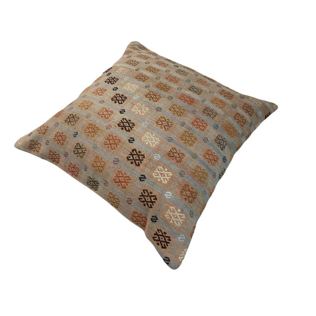 Turkish Kilim Pillow Cover For Sale - Image 9 of 11