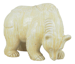 Large Stoneware Figure of Polar Bear by Gunnar Nylund for Rörstrand