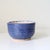 Signed Wabi Sabi Studio Pottery Bowl in Deep Periwinkle Blue Glaze & Wheel-Thrown Texture For Sale - Image 10 of 15