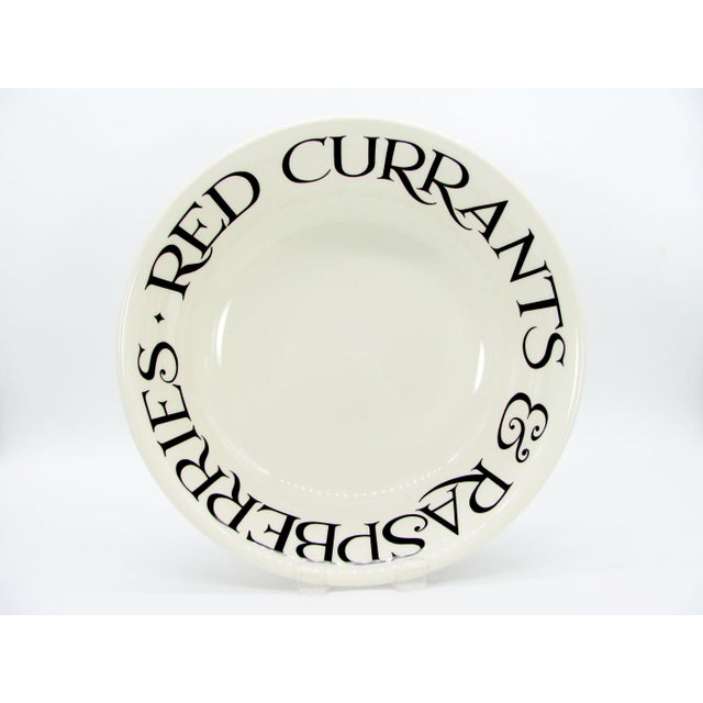 Rare bowl in beautiful condition! Red Currents & Raspberries Peas, Broad Beans & Pecorino