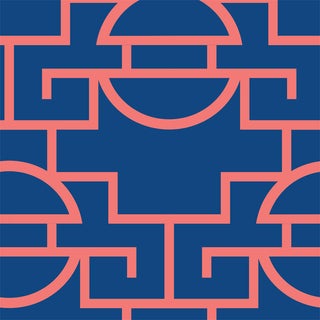 Mitchell Black Home 'Just Too Graphic' Wallpaper Remnant For Sale