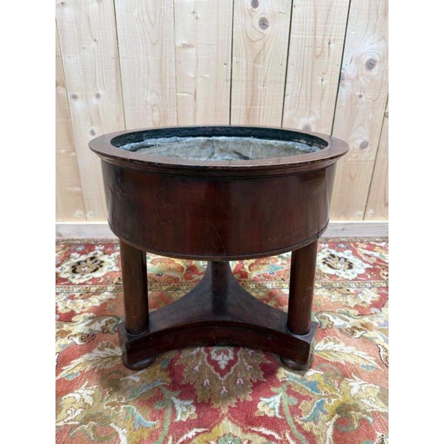Empire Planter in Mahogany For Sale - Image 4 of 9