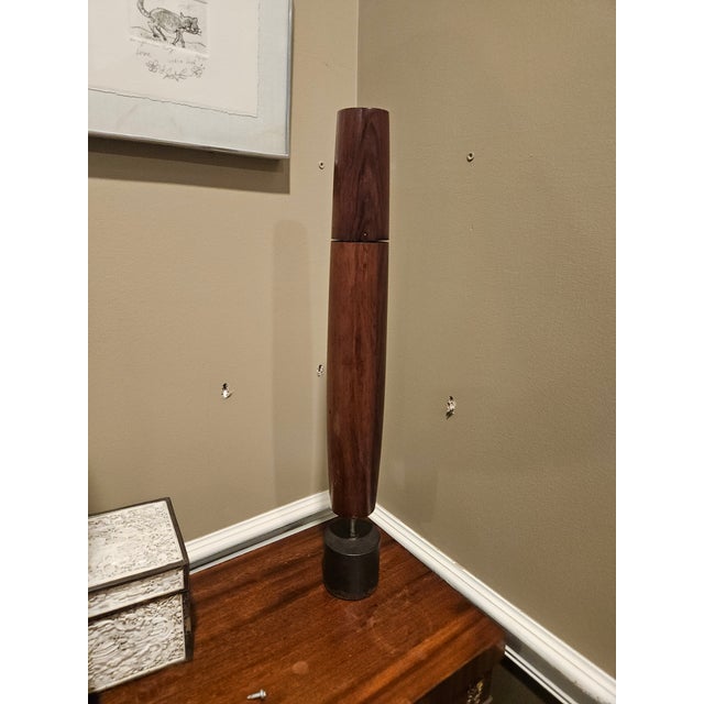 Ronson Varaflame Rosewood Mid-Century Modern Gas Candle, a Pair 1964 For Sale - Image 18 of 18