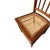 1920's Victorian American Chestnut Cane Seat Side Desk Chair For Sale - Image 11 of 17