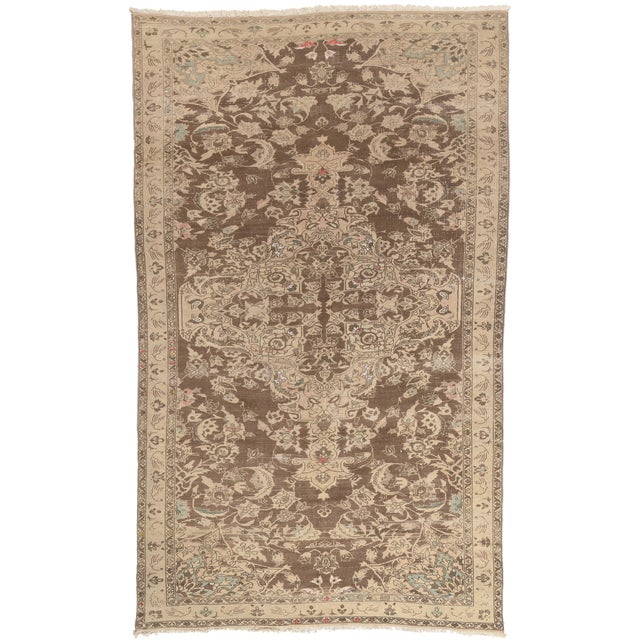 Antique Persian Feridan Rug, 07'05 X 12'03 For Sale