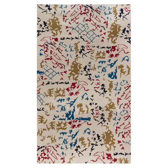 Oversized Modern Flat Weave Rug Doris Leslie Blau For Sale