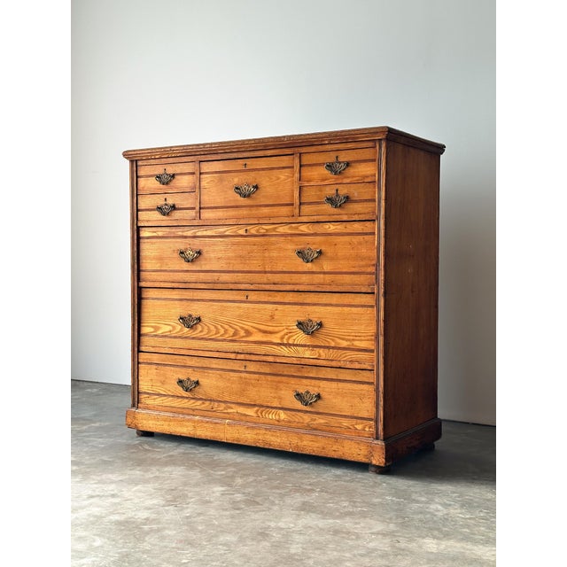 There’s a quiet formality to this antique chest — it’s in the weight of the ash, the crisp ebonized lines that frame all...