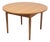Round Extendable Dining Table in Oak by Van Den Berghe-Pauvers, 1970s For Sale