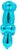 Pop Art Interior Illusions Plus Blue Mini Ceramic Dog Piggy Bank - 7.5" tall For Sale - Image 3 of 7