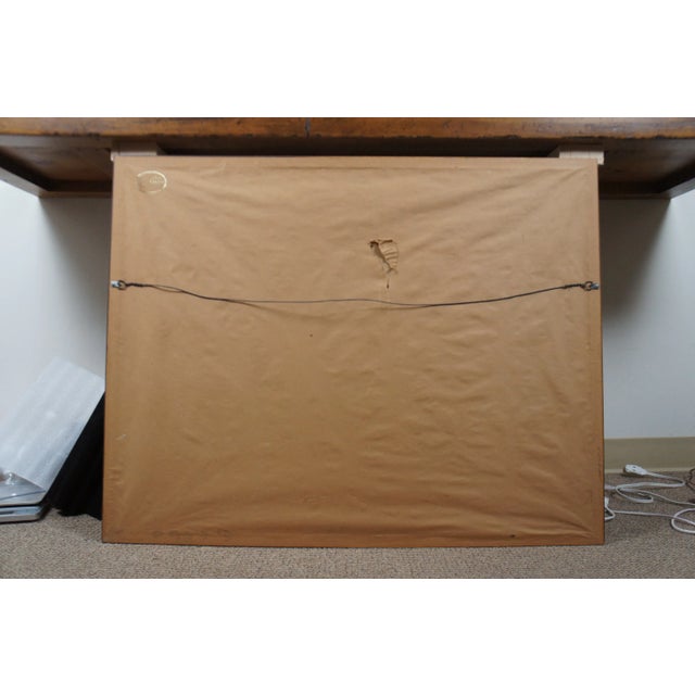 Paint Vintage Zhongxiang Liu Chinese Chinoiserie Botanical Floral Watercolor Painting For Sale - Image 7 of 11