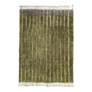 Premium Hand-Knotted Moroccan Wool Rug | 9'1" X 6'11" | One of a Kind For Sale