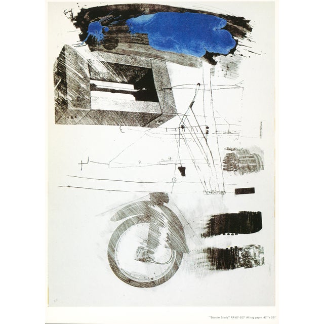 1960s Robert Rauschenberg "Booster and 7 Studies" Gemini g.e.l. Prospectus and Reception Invitation For Sale - Image 11 of 12