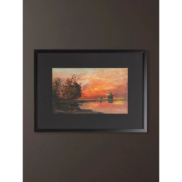 Fred Nömeier, Flusslandschaft II, Oil on Linen For Sale - Image 9 of 10