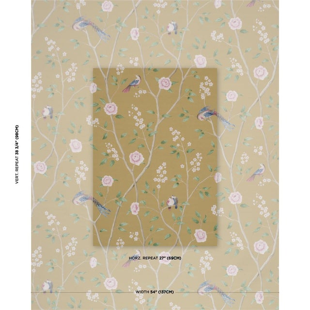 Rendered with exquisite detail on a subtle shimmering ground, Boråstapeter Paradise Birds is a timeless flora-and-fauna...
