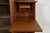 Wood Antique Victorian Carved Tiger Oak Side-by-Side Bookcase With Drop Front Secretary Desk by Larkin Co., Circa 1900 For Sale - Image 7 of 16