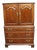 Henkel Harris Mahogany Linen Press Cabinet For Sale