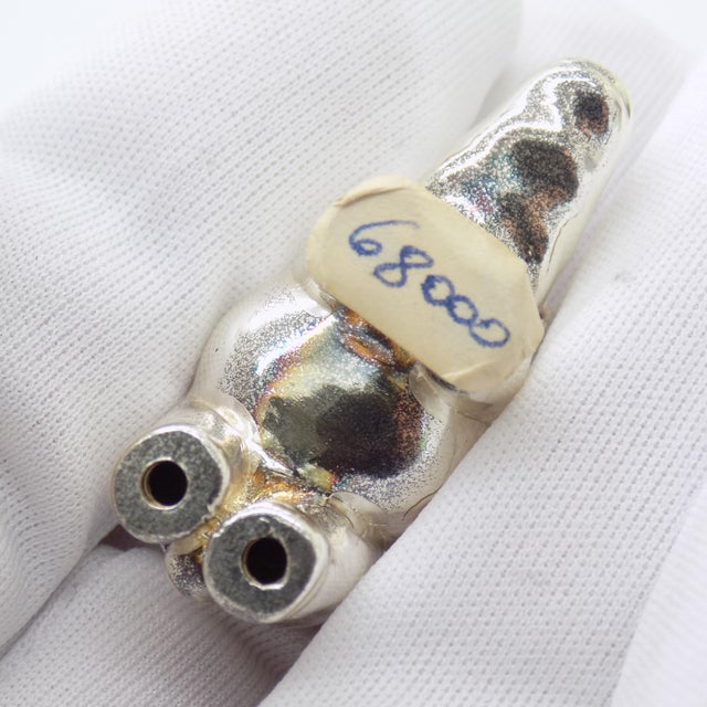 Metal Vintage Italian Sterling Silver 925 and Enameled Rhino Miniature by Ottaviani, Rome, 1980s For Sale - Image 7 of 11