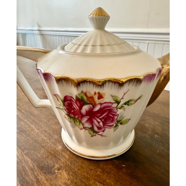 Rose Mid 20th Century Trimont Ware Rose Gold Teapot For Sale - Image 8 of 12