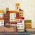 Paint 20th Century Warm-Toned Abstract Modern Village by the Ocean With Boats Landscape by David Adickes For Sale - Image 7 of 14