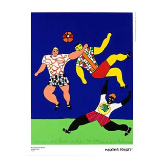 Niki De Saint Phalle Vive Le Football! Official Exhibition Poster For Sale