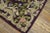 Eggplant Amazing Purple Ground Color With Nice Foliate Design Antique American Hooked Rug For Sale - Image 8 of 11