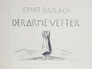 Drama Der Arme Vetter, Ernst Barlach Portfolio of 34 Lithographs in Bookshelf Folio
