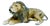 20th Century Porcelain Model 1268 Lion Sculpture by Lauritz Jensen for Royal Copenhagen, Denmark For Sale