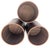 Mid 20th Century Teak Wood Canisters, Set of 3 For Sale - Image 11 of 14