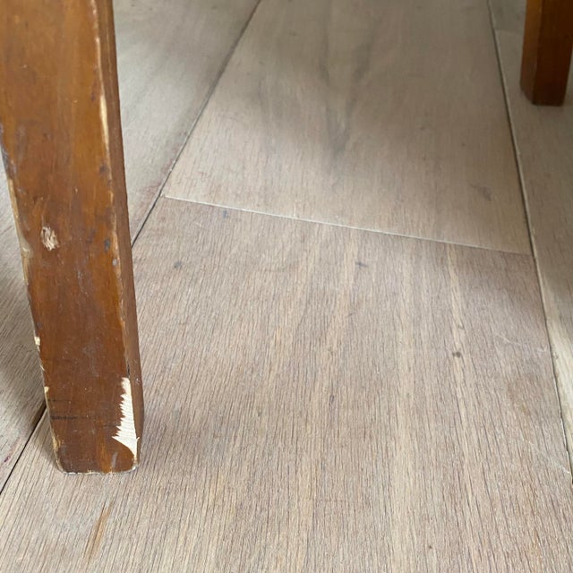 Vintage Wooden Side Table, 1960s For Sale - Image 6 of 9