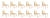 Arches II Dining Chairs in Oak and Bouclé from Insidherland, Set of 12 For Sale