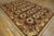 Modern 1980s Black Roses Circle Vintage Chinese European Needlepoint Woven Wool Rug For Sale - Image 3 of 11