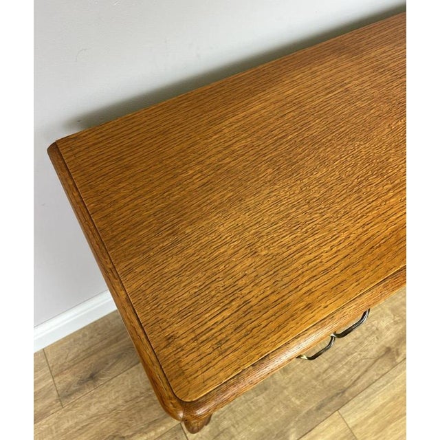 Vintage French Louis Style Oak Chest of 2 Drawers For Sale - Image 10 of 15