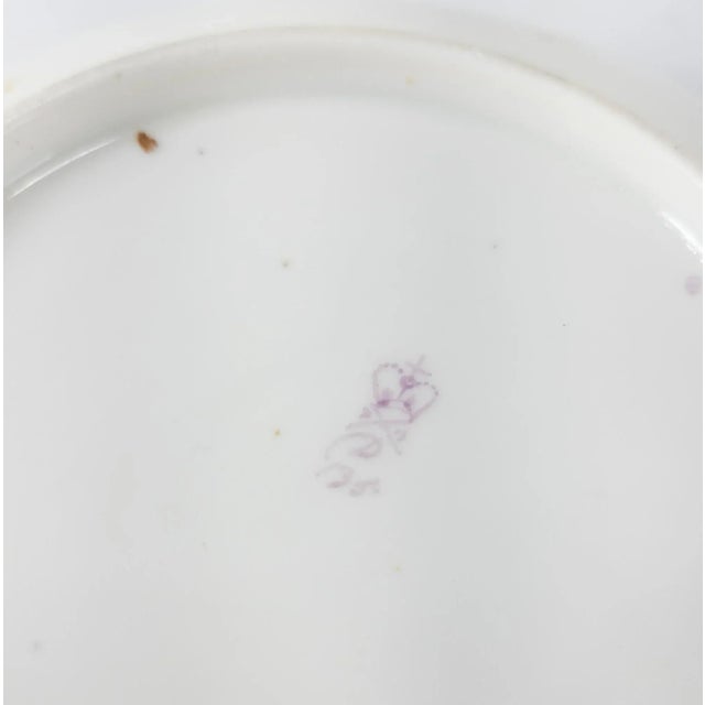 Ceramic Antique Georgian English Royal Crown Derby Teacup and Saucer Set- 2 Pieces For Sale - Image 7 of 13