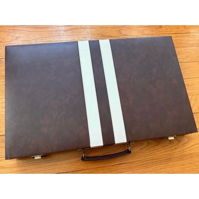 Large Vintage Backgammon Complete Set For Sale - Image 6 of 8