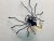Mid-Century Italian Modern Metal and Glass Spider Wall Lamp, 1950s For Sale - Image 6 of 9