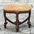 Late 20th Century Vintage Boho Carved Knot Low Stool For Sale - Image 5 of 6