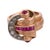 Mid-Century Modern 1940s Retro Synthetic Ruby Diamond 14k Rose Gold Tank Ring, Size 12.5 For Sale - Image 3 of 6