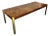 Mid Century Burlwood and Brass Dining Table by Century Furniture For Sale