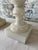 Stone Vintage Carved Alabaster Table Lamps - a Pair For Sale - Image 7 of 13