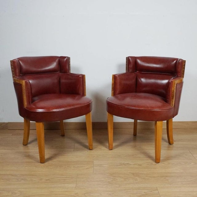 Art Deco Chairs by Harry & Lou Epstein, 1930s, Set of 2 For Sale - Image 3 of 10