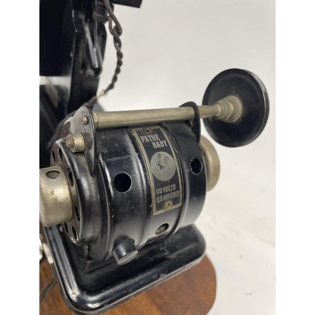 Black Vintage French Projector, 1920s For Sale - Image 8 of 14